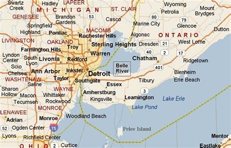 riverbelle|map of belle river ontario.